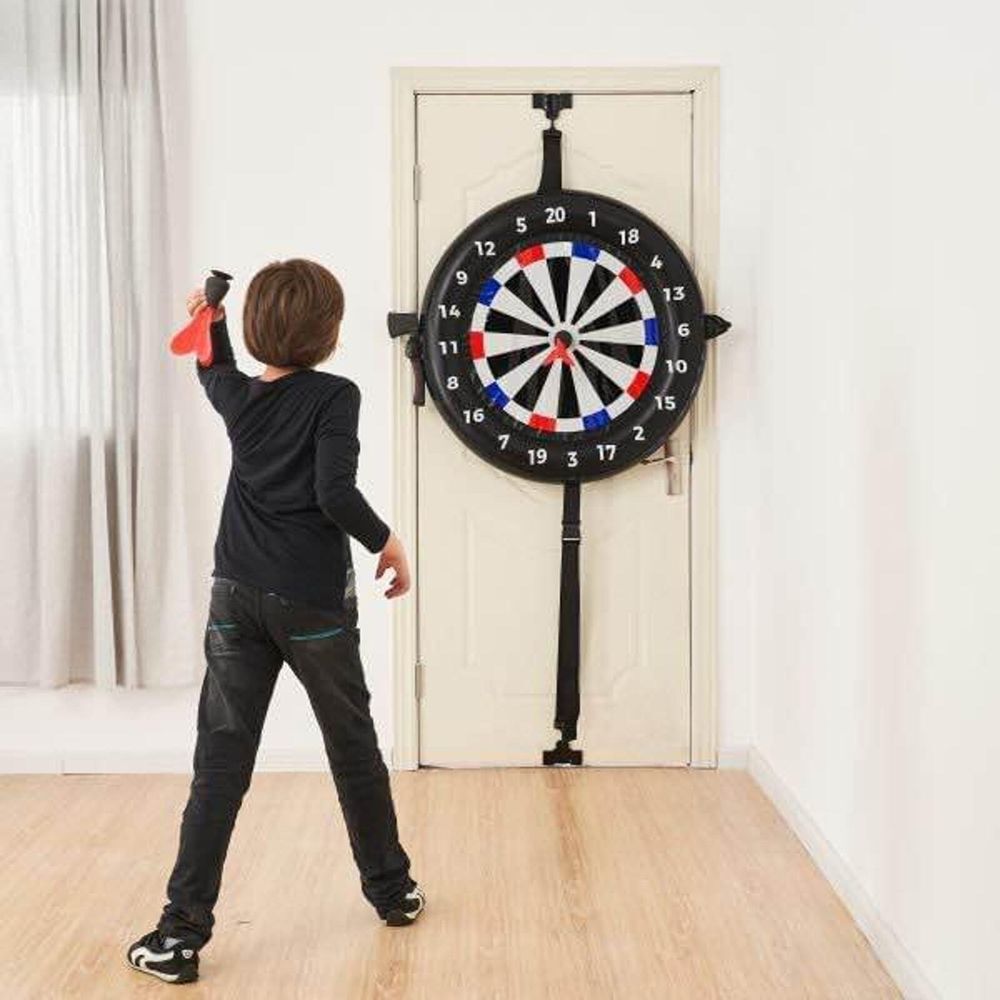 Over the Door 2-in-1 Darts and Axe Throwing Challenge Kids Game Indoor - Picture 3 of 10